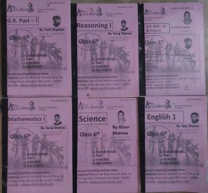 Class 6th Study Material for Sainik School & RMS