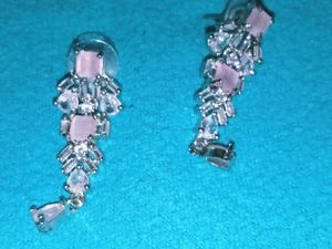 Stunning Pink Stone Jewellery Set