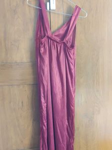 Burgundy Nightgown full length