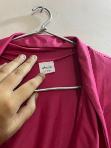 Hot Pink Long Sleeve Bodysuit