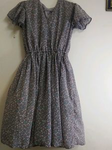 Chic Floral Print Midi Dress