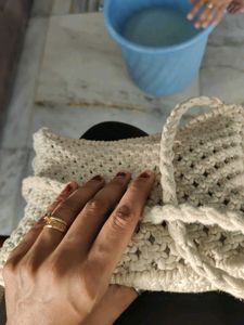 Handmade Macrame Clutch