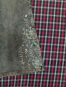 Whimsical Embellished Flared Jeans