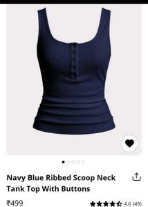 COMBO Denim Jacket &amp; Ribbed Tank Top
