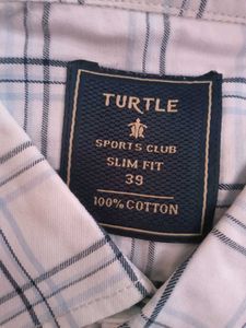 Turtle Men's Plaid Shirt(new)