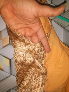 Golden Printed Blouse