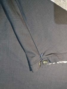 Classic Charcoal Grey A-Line Skirt