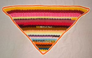 Handmade Crochet Corner Piece Cover