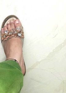 Betsey Johnson Floral Slides
