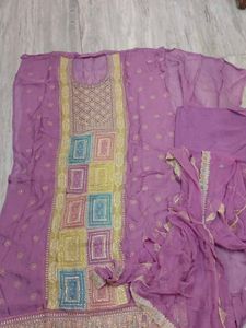 organza tissue party wear suit
