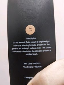 MARS BB CREAM -  04 TAN