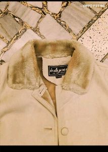 25. Stylish Beige Faux Suede Jacket