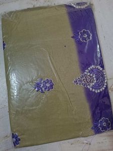 Embroidered Kurta Set with Dupatta (unstitched)
