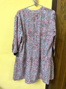 Colorful Abstract Print Kurta