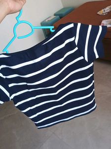 Striped Corset Top