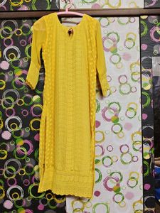 yellow kurti