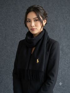 Polo Ralph Lauren Black Scarf