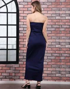 Shein Party Strapless Maxi Bodycon Dress