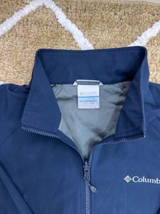 imported Columbia thrifted Jacket - Navy Blue