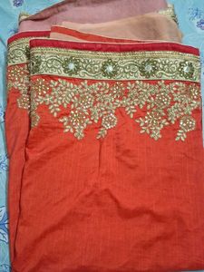 Embroidered Saree