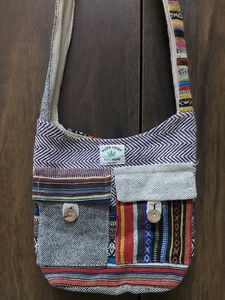 Boho Patchwork Sling Bag