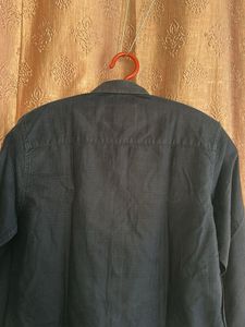 Classic Dark Men's Button-Up Shirt