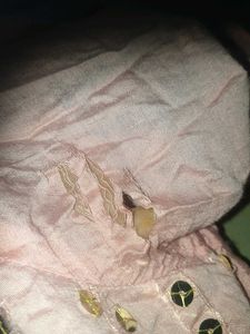 Pink Embellished Kurta