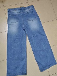 Trendy Wide Leg Jeans