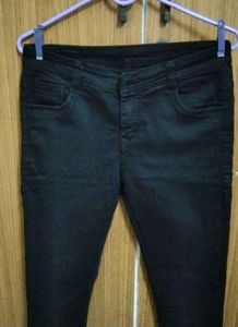 Black &amp; White Jeans Top set For Girls