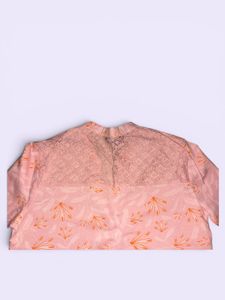 Pretty Peach Floral Kurta