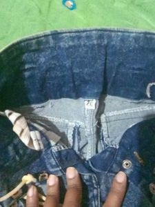 Denim Lace-Up Shorts