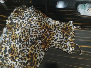 Leopard Print Slip Dress
