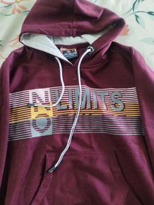 Maroon Graphic Hoodie