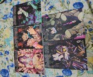 Jujutsu kaisen manga set from volume 6-10