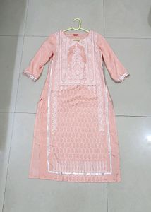 Peach Shine W Festive Kurta