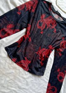 🍷Y2K grunge gothic baddie top🍷