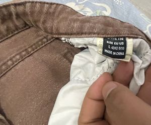 Brown Cargo Jeans