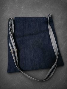 Embroidered Denim Sling Bag