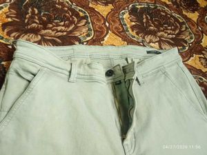 Light Blue Casual Pants