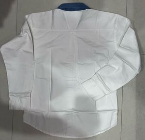 Men's White Denim Pocket Shirt