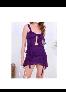 Purple Two-Piece Set