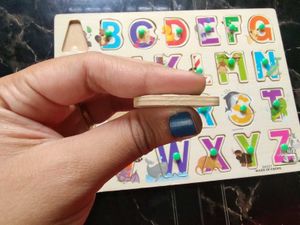 Alphabets Peg Puzzle