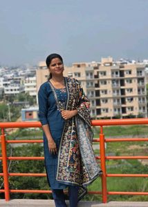 Elegant Blue Kurta Set with Dupatta