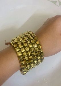 New Trendy Gold Stud Bracelet  | Only 1 Left🔥