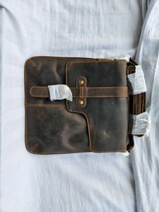 Brown Leather Crossbody Bag