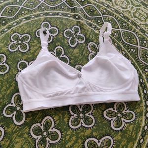 White Maternity Nursing Bra