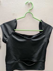 Black Crop Top