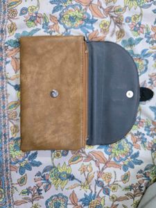 Stylish Tan Faux Leather Wallet