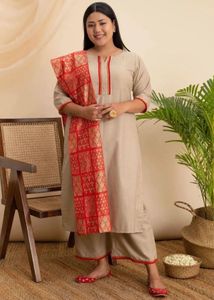 Libas Ethnic Kurta Set with Dupatta