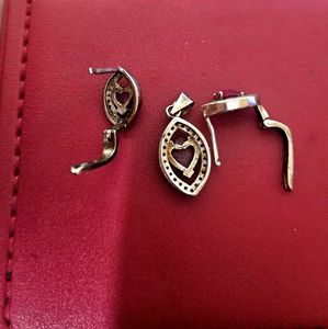 925 Silver Pendant Set